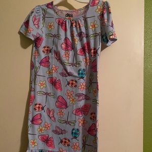 Pattern night gown